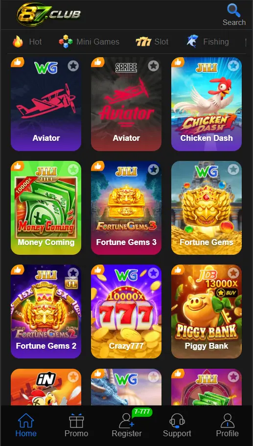 87-Club-allgames